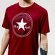 pánské tričko CONVERSE TRIČKO SS CHUCK PATCH TEE 10007887-a28 barva bordová