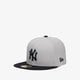 pánská kšiltovka NEW ERA ČEPICE SIDE PATCH 5950 NYY NEW YORK YANKEES GRA 60240482 barva šedá