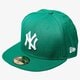 dětská kšiltovka NEW ERA ČEPICE MLB BASIC NY YANKEES 10004022 barva zelená