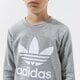 dětská mikina ADIDAS MIKINA TREFOIL CREW BOY gd2709 barva šedá