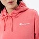 dámská mikina CHAMPION MIKINA S KAPUCÍ HOODED SWEATSHIRT 115395ps171 barva růžová