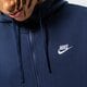 pánská mikina NIKE MIKINA ROZEPÍNACÍ SPORTSWEAR CLUB FLEECE bv2645-410 barva tmavomodrá