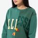 dámská mikina ELLESSE MIKINA MENO SWEATSHIRT DGREEN sgp15917502 barva zelená