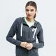 dámská mikina NIKE MIKINA W NSW GYM VNTG HOODIE FZ 883729060 barva tmavomodrá