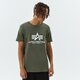 pánské tričko ALPHA INDUSTRIES TRIČKO BASIC T 100501-142 barva khaki