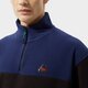 pánská mikina NEW ERA FLEECE MIKINA NEW   ERA COLOURBLOCK QUARTER ZIP 12893059 barva černá