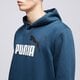 pánská mikina PUMA MIKINA S KAPUCÍ CORE LL HD MARINA BLUE 58676471 barva modrá