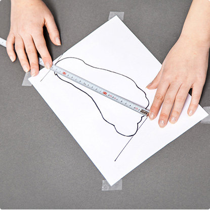 Měření délky chodidla v domácím prostředí