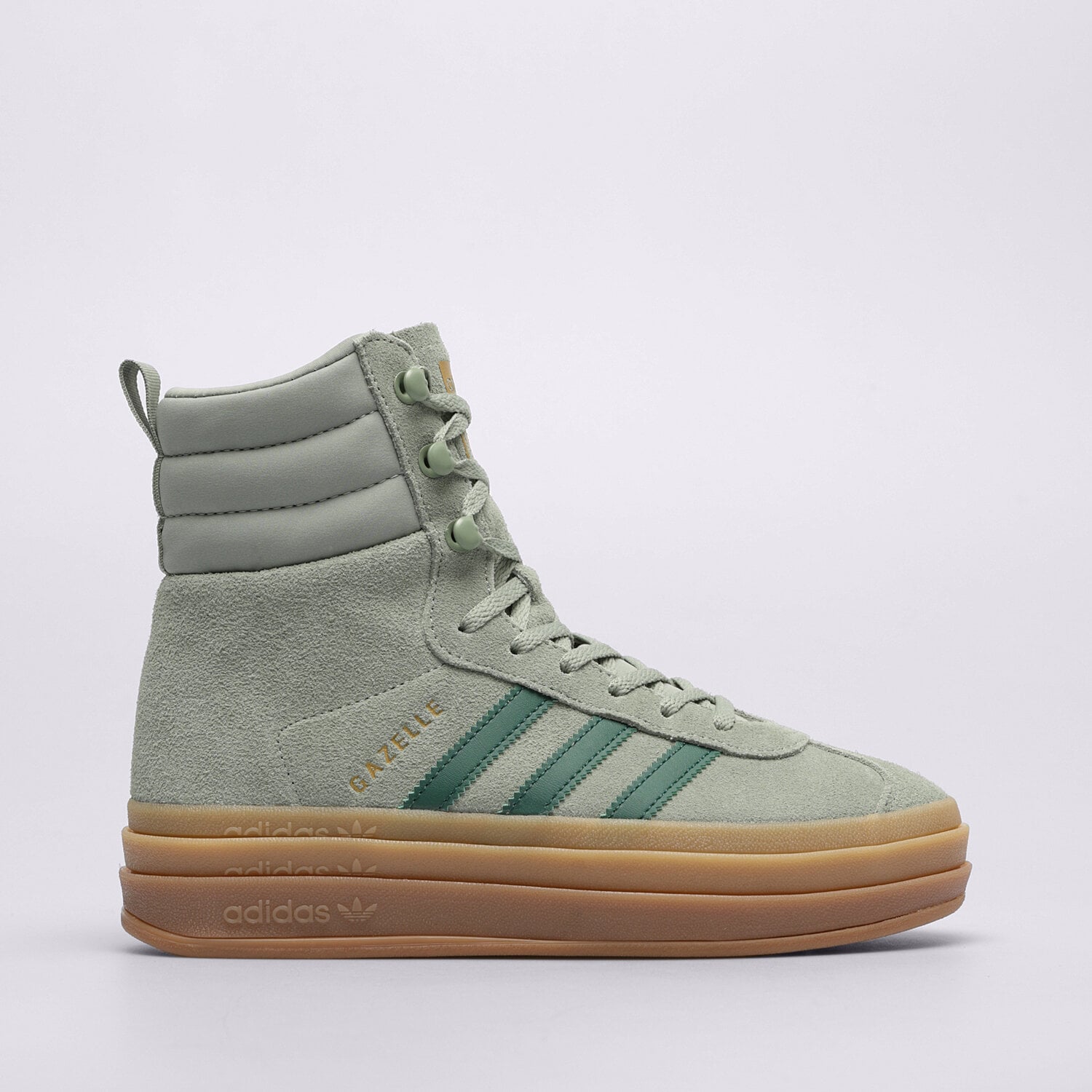 adidas gazelle silver green womens Adidas Originals main image 1