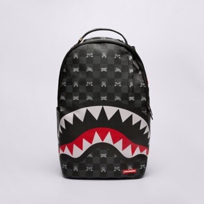 Levně SPRAYGROUND PEEKING CHARACTER CHECK GREY BACKPACK