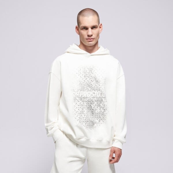Levně PROSTO S KAPUCÍ HOODIE GRADE WHITE